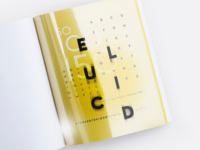Type Specimen branding design identity layout modern publishing transparency type specimen typography