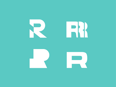 R Icon Logo Design