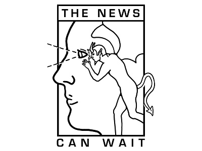 The News Can Wait - The Devil Inside apparel apparel design band band tee clothing design devil merch merch design shirt shirt design tshirt tshirt design