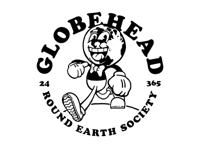 Globehead apparel design black and white clothing design drawing earth illustration merch merch design shirt shirt design tshirt world