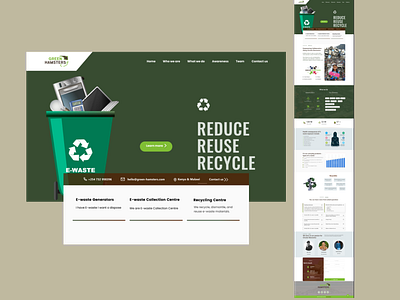 E-waste Management Web Design