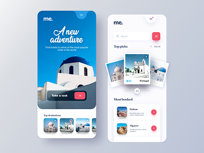 A new adventure clean ecommerce hotel journey minimal mobile mobile app reservation ticket app ticket booking app tourism tours travel travelling trip ui vacation