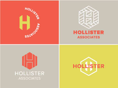 Hollister Associates branding h identity logo modern monogram simple