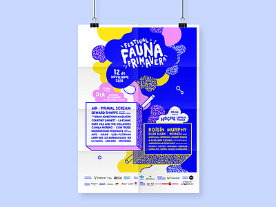 Fauna Primavera Festival / 2016 / POSTER branding chile design festival poster