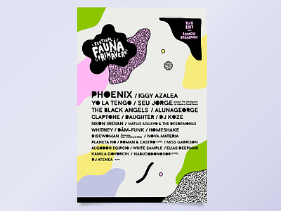 Fauna Primavera Festival / 2017 branding festival illustration music poster