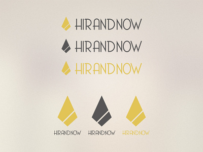 Hirandnow Logo brand identity logo minimal