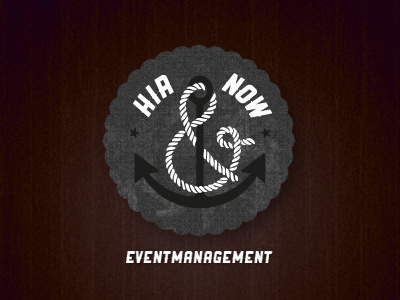 HIR & NOW draft identity logo
