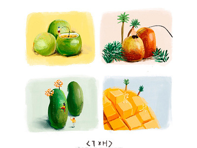 Sketching practice design fruit fruit illustration illustration ui ux 插图