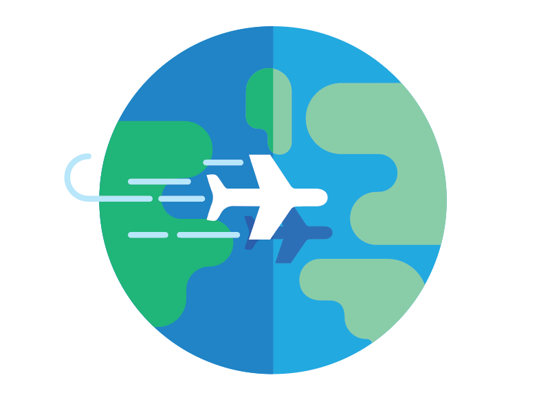travel icon travel plane globe airplanes airplane icons infographic illustration