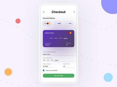 Credit Card Checkout app checkout design designer graphic design ui uiux ux