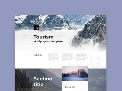 Tourism page create site page builder site template tourism page tourism site