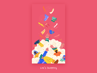 let's shopping illustration