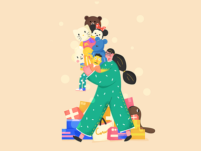 Toy collection illustration