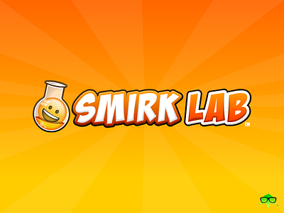 Smirk Lab Logo app logo cartoon emoji logo game logo logo