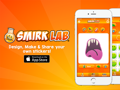 Smirk Lab Is Out Now app apple emoji ios ios 10 ios app stickers