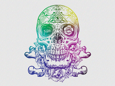 Vengeance Sugar Skull apparel brand graphic skull sugar skull t shirt vengeance
