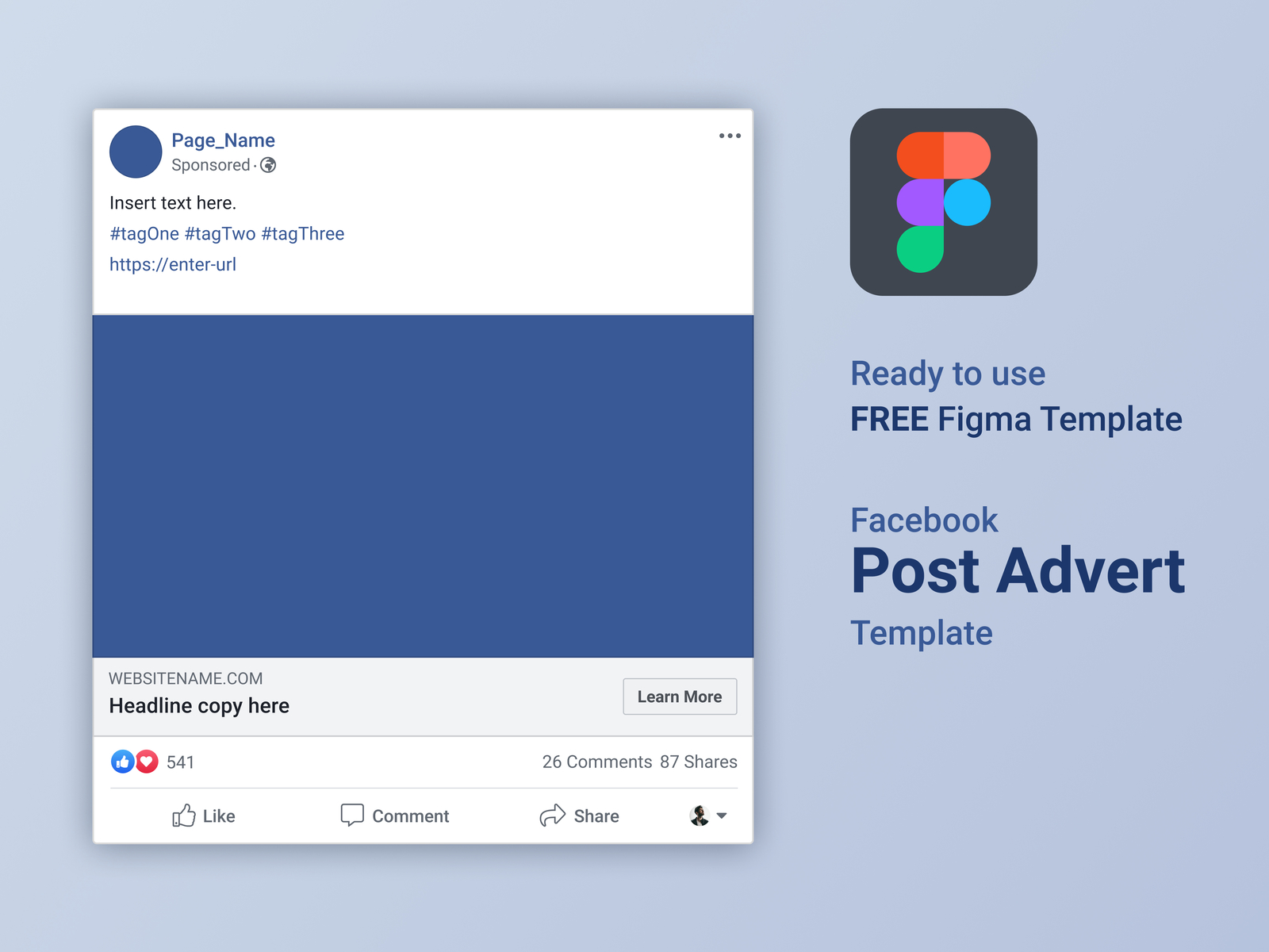 FREE Figma Facebook Advert Post Template by Ernest Gerber on Dribbble