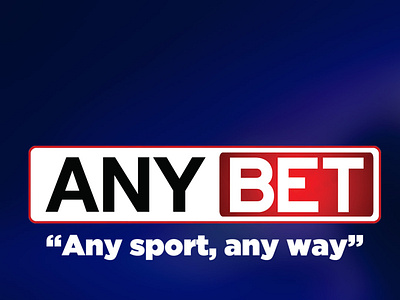 Anybet Sports betting branding logo design