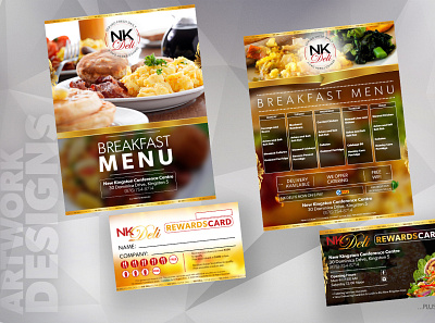 Nk Deli Reward Cards branding design graphic design marketing