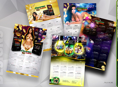 Champion Gaming Calenders branding design graphic design marketing