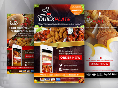 Quick Plate - Alternate Flier branding design graphic design marketing