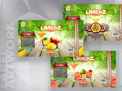 Limerz - Label Design graphic design label marketing packaging