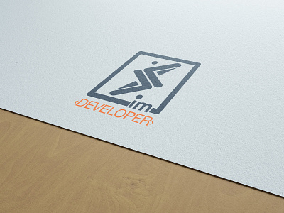 I´m developer graphic design logo