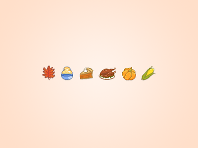 Thanksgiving Bites pixel art thanksgiving turkey warm
