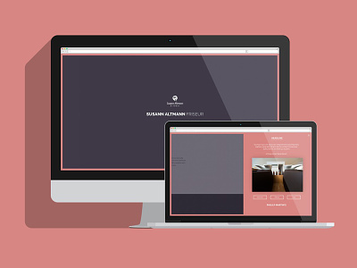 Screen Design for a Hairdresser responsive screen webdesign