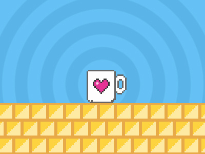 Love Coffee coffee pixel