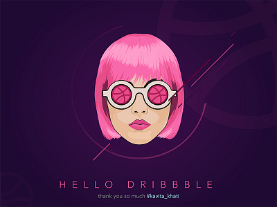 Hello Dribbble! debut dribbble hello