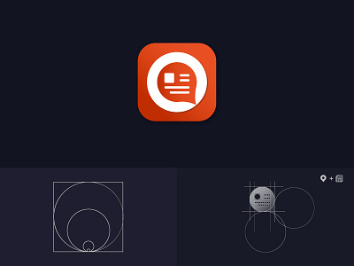 DailyUI #005 - Icon black branding dark design icon interface orange ui ux web