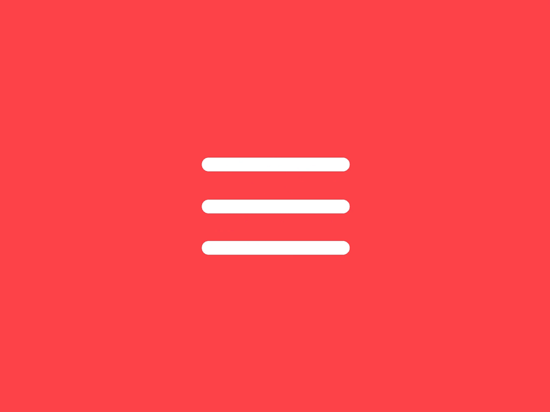 Hamburger Menu Interaction animation app hamburger menu interaction invision studio menu web