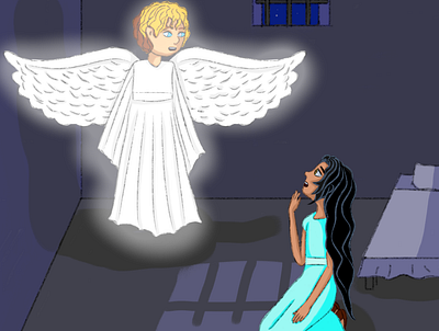 The Angel Gabriel's Visit illustration