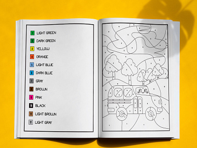 8.5x11 Kids Sketchbook Interior Template Graphic by