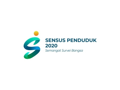 Sensus Penduduk 2020 gradient indonesia logo object sensus survei