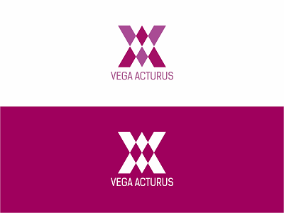 Vega Acturus abstract acturus fashion logo negative space object vega