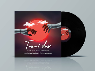 Song Cover Art (Tumi Dur) animation graphic design poster design song cover art visualiser