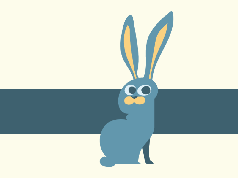 early easter animal animation bunny cute easter illustration motion graphics