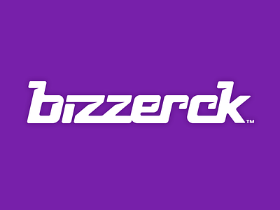 Bizzerck Logo Dribbble custom lettering logo logotype