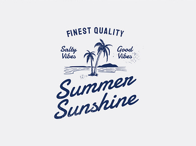 Summer Sunshine badge badge logo badgedesign badges beach branding drawing illustration summer sunrise sunset surf tropical