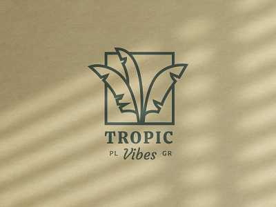 Tropic Vibes Logo badge badge logo badgedesign badges branding fine lines hipster illustration line art line art logo line logo linework logo retro vintage vintage badge