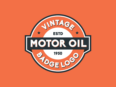 Retro Badge Templates badge culture hipster logo motor motorcycle retro vintage