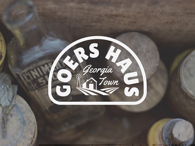 Goers Haus Beer Badge Template bar beer beer branding beer fest beer label beerfest club label label design logo october fest octoberfest party rocktober vintage vintage badge vintage label vintage logo