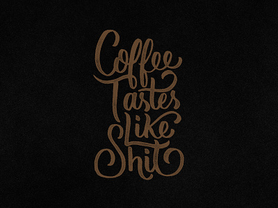 Coffee brush lettering coffee cursive hand lettering lettering script lettering tombow