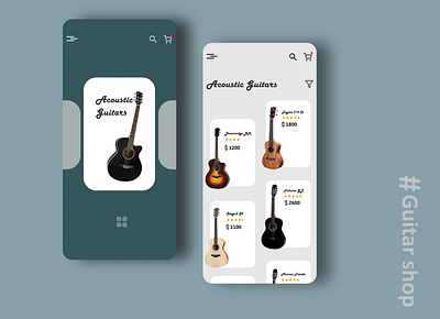 Redesigned Guitar app Screen