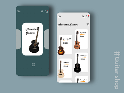 Redesigned Guitar app Screen