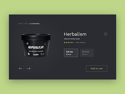 #DailyUI challenge 012 - product details
