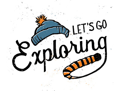 Quiet Boy Studio - Calvin and Hobbes hand lettering illustration