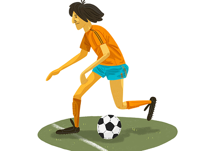 Soccer player Illustration illustration